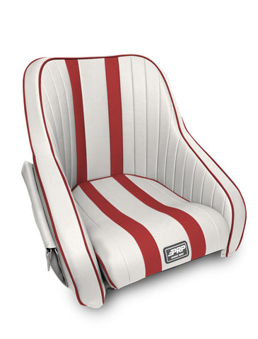 Hydro Retro Jet Boat Seat With Side Pockets  Red