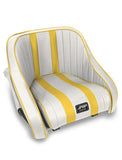 Hydro Lite Retro Boat Seat With Side Pockets  Yellow