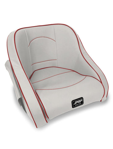 Hydro Lite Classic Boat Seat With Side Pockets  Red