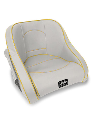 Hydro Lite Classic Boat Seat With Side Pockets  Yellow