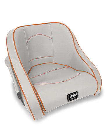Hydro Lite Classic Boat Seat With Side Pockets  Orange