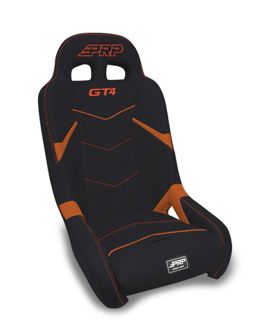 GT4 Suspension Seat  Black And Orange