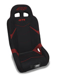 GT4 Rear Suspension Seat For Polaris RZR XP4 1000  XP4 Turbo  XP4 Turbo S  PRO XP4  PRO R4  PRO S4  Turbo R4 - Black & Red