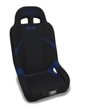 GT4 Rear Suspension Seat For Polaris RZR XP4 1000  XP4 Turbo  XP4 Turbo S  PRO XP4  PRO R4  PRO S4  Turbo R4 - Black & Blue