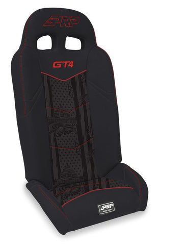 GT4 Fold Flat Rear Suspension Seats For Polaris RZR PRO XP4  PRO R4  Turbo R4 (Pair) - New Glory