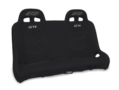 GT4 Quick Release Rear Suspension Bench Seat For Polaris RZR PRO XP4  PRO R4  Turbo R4 - Black
