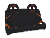 GT4 Quick Release Rear Suspension Bench Seat For Polaris RZR PRO XP4  PRO R4  Turbo R4 - Black & Orange
