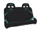 GT4 Quick Release Rear Suspension Bench Seat For Polaris RZR PRO XP4  PRO R4  Turbo R4 - Black & Teal