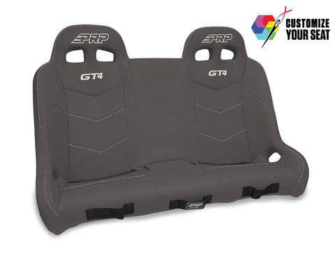 GT4 Quick Release Rear Suspension Bench Seat For Polaris RZR PRO XP4  PRO R4  Turbo R4 - Custom