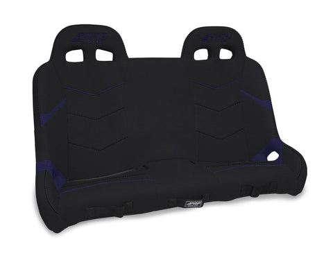 GT4 Quick Release Rear Suspension Bench Seat For Polaris RZR PRO XP4  PRO R4  Turbo R4 - Black & Purple