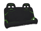 GT4 Quick Release Rear Suspension Bench Seat For Polaris RZR PRO XP4  PRO R4  Turbo R4 - Black & Green