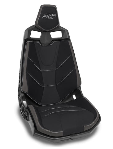 Seat Covers For Can-Am Maverick X3 & Maverick R (Pair)  Black And Grey