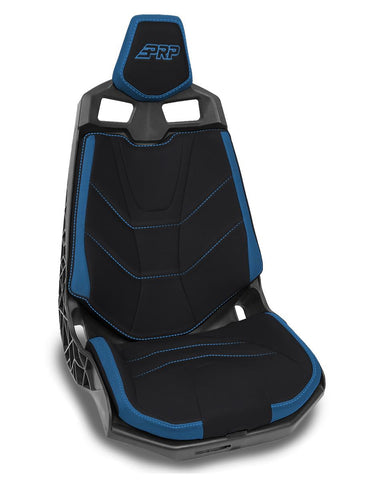 Seat Covers For Can-Am Maverick X3 & Maverick R (Pair)  Black And Can-Am Blue