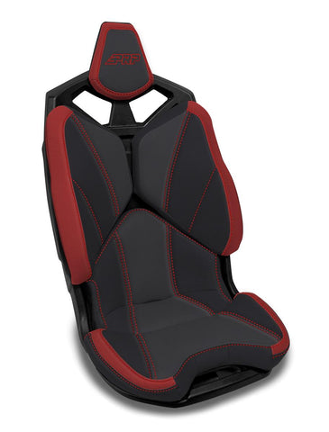 Front Seat Covers For 2020-2024 Polaris RZR PRO XP  PRO R  Turbo R (Pair) - Black And Red