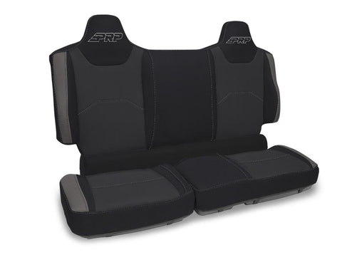 Rear Bench Seat Covers For Polaris XPEDITION  Black And Grey