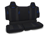 XCR Rear Bench Seat Covers For Polaris XPEDITION  Black & Blue