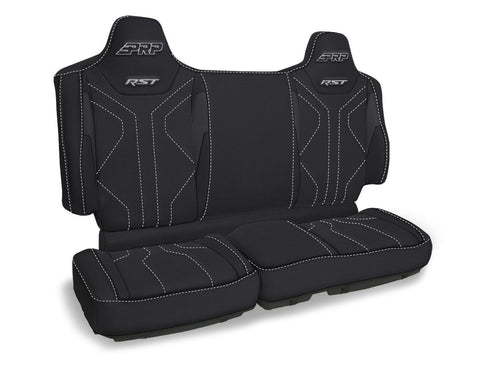 RST Rear Bench Seat Covers For Polaris XPEDITION  Black And Grey