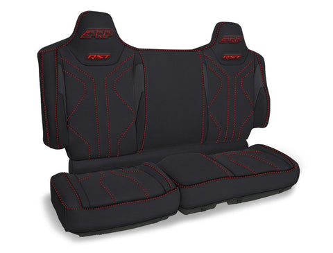 RST Rear Bench Seat Covers For Polaris XPEDITION  Black & Red