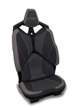 Rear Seat Covers For 2020-2024 Polaris RZR PRO X4P  PRO R4  Turbo R4 (Pair) - Black And Grey