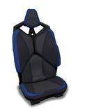 Rear Seat Covers For 2020-2024 Polaris RZR PRO X4P  PRO R4  Turbo R4 (Pair) - Black And Blue