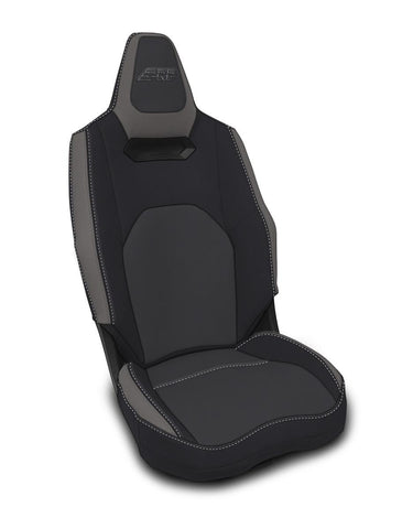 Front Seat Covers For 2025+ Polaris RZR PRO XP  PRO R  PRO S (Pair) - Black And Grey