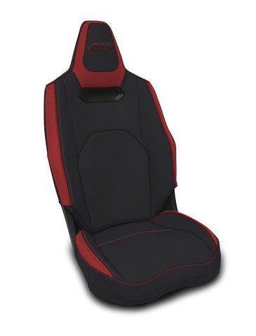 Front Seat Covers For 2025+ Polaris RZR PRO XP  PRO R  PRO S (Pair) - Black And Red