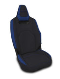 Front Seat Covers For 2025+ Polaris RZR PRO XP  PRO R  PRO S (Pair) - Black And Blue