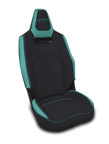 Front Seat Covers For 2025+ Polaris RZR PRO XP  PRO R  PRO S (Pair) - Black And Teal