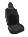Front Seat Covers For 2025+ Polaris RZR PRO XP  PRO R  PRO S With Cooled Seats (Pair) - Black And Grey
