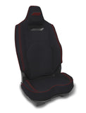 Rear Seat Covers For 2025+ Polaris RZR PRO XP  PRO R  PRO S (Pair) - Black With Red Stitch