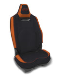 Rear Seat Covers For 2025+ Polaris RZR PRO XP  PRO R  PRO S (Pair) - Black And Orange