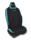 Rear Seat Covers For 2025+ Polaris RZR PRO XP  PRO R  PRO S (Pair) - Black And Teal
