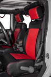 Front Seat Covers For '07–'10 Jeep Wrangler JK  2 Door Or 4 Door (Pair) - Custom