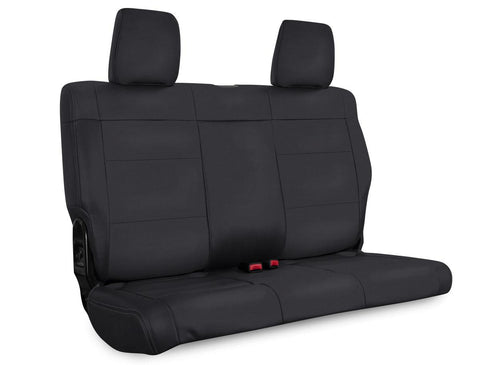 Rear Seat Cover For '08–'10 Jeep Wrangler JKU  4 Door - All Black