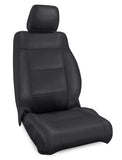 Front Seat Covers For '11–'12 Jeep Wrangler JK  2 Door Or 4 Door (Pair) - All Black