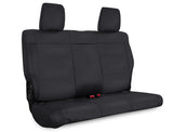 Rear Seat Cover For '11–'12 Jeep Wrangler JKU  4 Door - All Black