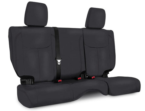 Rear Seat Cover For '13–'18 Jeep Wrangler JK  2 Door - All Black