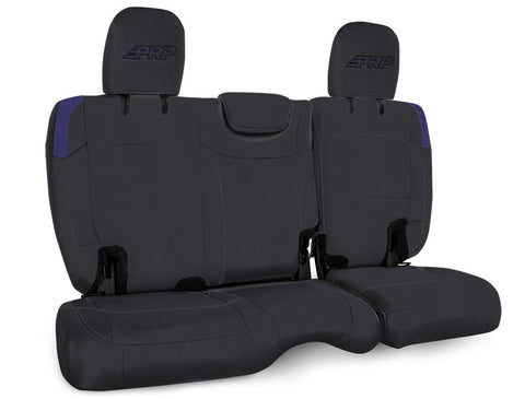 Rear Bench Cover For Jeep Wrangler JL  2 Door - Black And Purple