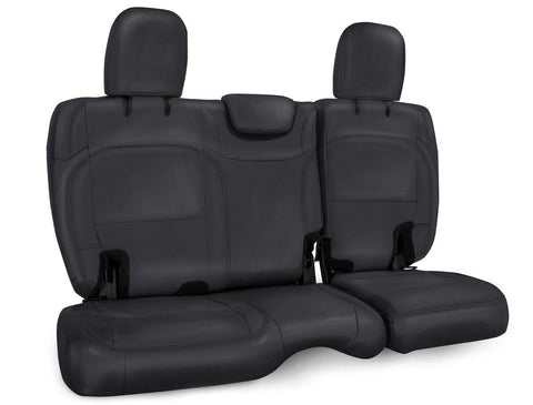 Rear Bench Cover For Jeep Wrangler JLU  4 Door With No Armrest - All Black