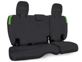 Rear Bench Cover For Jeep Wrangler JLU  4 Door With No Armrest - Black And Green