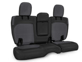 Rear Bench Cover For Jeep Wrangler JLU  4 Door With Armrest - Black And Grey