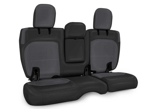 Rear Bench Cover For Jeep Wrangler JLU  4 Door With Armrest - Black And Grey