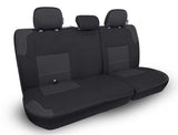 Rear Bench Cover For '12-'15 Toyota Tacoma Double Cab - Black And Grey