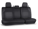 Rear Bench Cover For 2016-2023 Toyota Tacoma Double Cab - Black And Grey