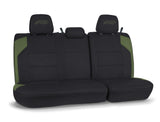 Rear Bench Cover For 2016-2023 Toyota Tacoma Double Cab - Black And Olive Green