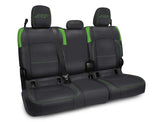 Rear Bench Cover For Jeep Gladiator JT  With No Armrest - Black And Green