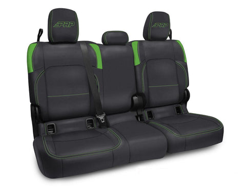 Rear Bench Cover For Jeep Gladiator JT  With No Armrest - Black And Green