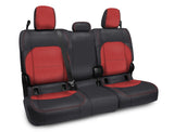 Rear Bench Cover For Jeep Gladiator JT  With No Armrest - Black And Red