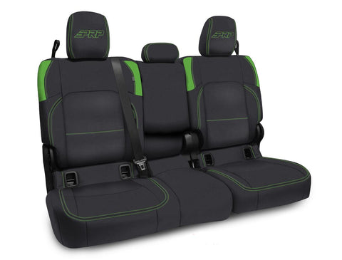 Rear Bench Cover For Jeep Gladiator JT  With Armrest - Black And Green