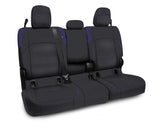 Rear Bench Cover For Jeep Gladiator JT  With Armrest - Black And Purple